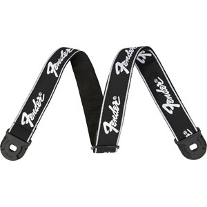 FENDER - QUICK GRIP LOCKING END STRAPS - Black and White